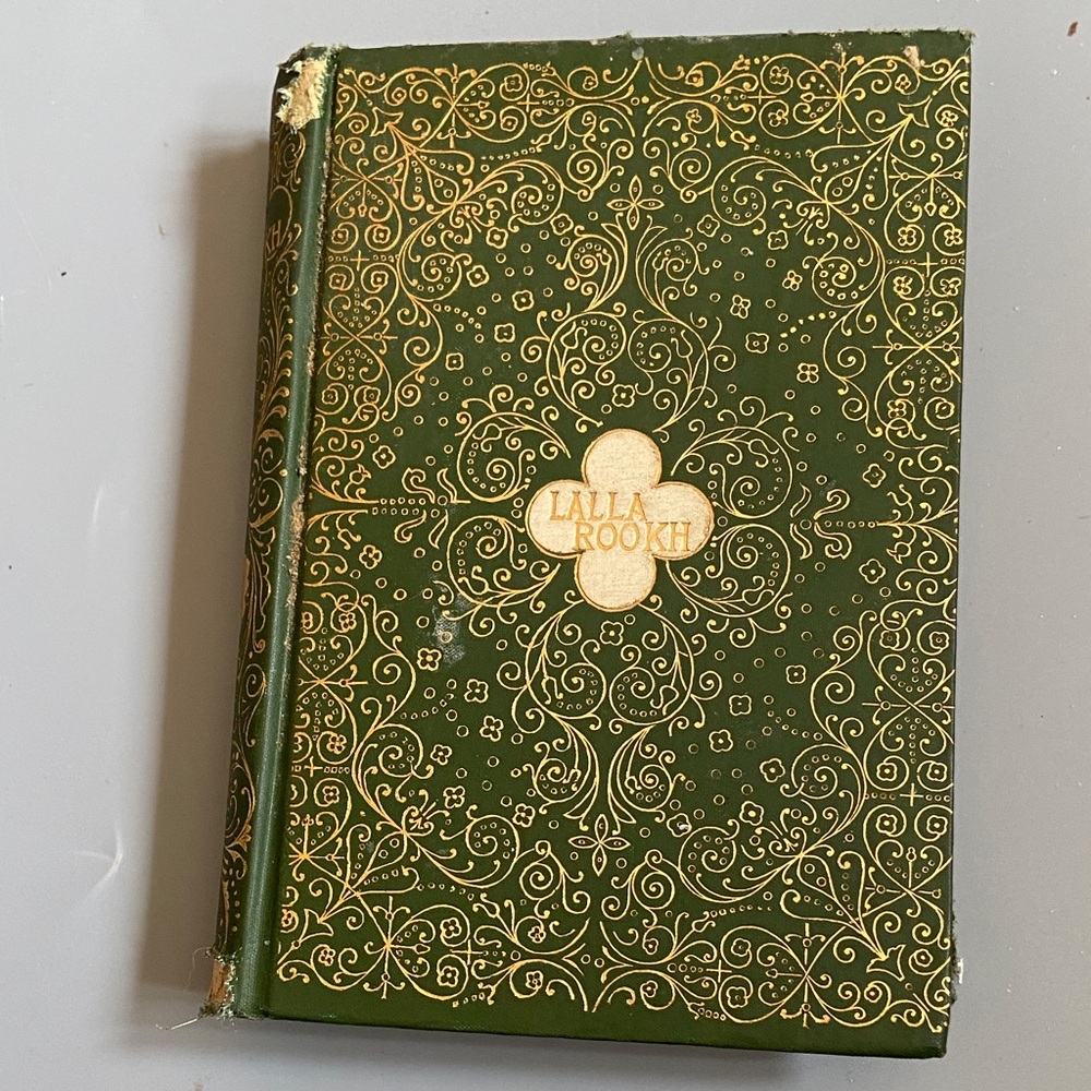 Elegant Green and Gold Romance titled Lalla Rookh